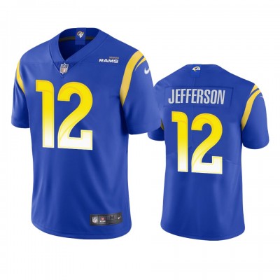 Los Angeles Los Angeles Rams #12 Van Jefferson Men's Nike Vapor Limited NFL Jersey - Royal Men's